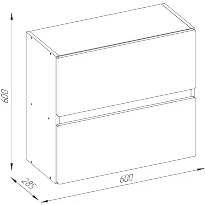 Kuchynská skrinka Magnolia G60 2D,2