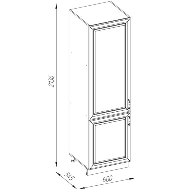 Kuchynská skrinka Patricia 2D 60cm