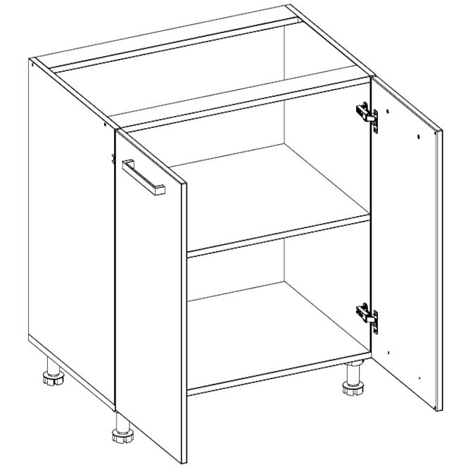 Kuchynská skrinka Sofia D60 2D