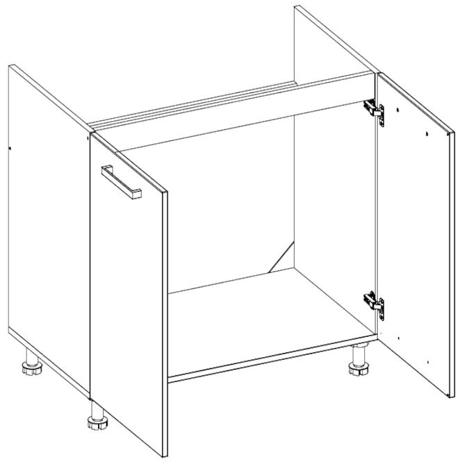 Kuchynská skrinka Sofia D80 ZL