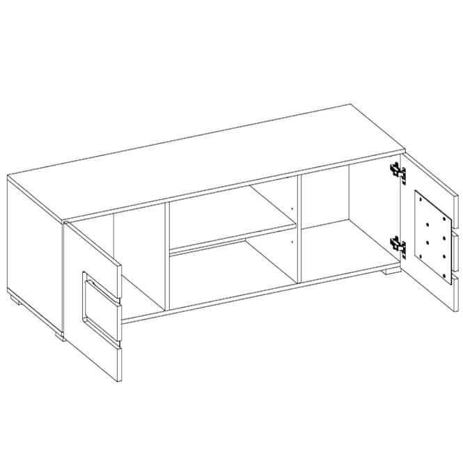 TV stolík  Pawel B 2D,4