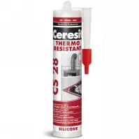 Ceresit Tepelne odolný tmel CS28 do 260°C červený 280 ml