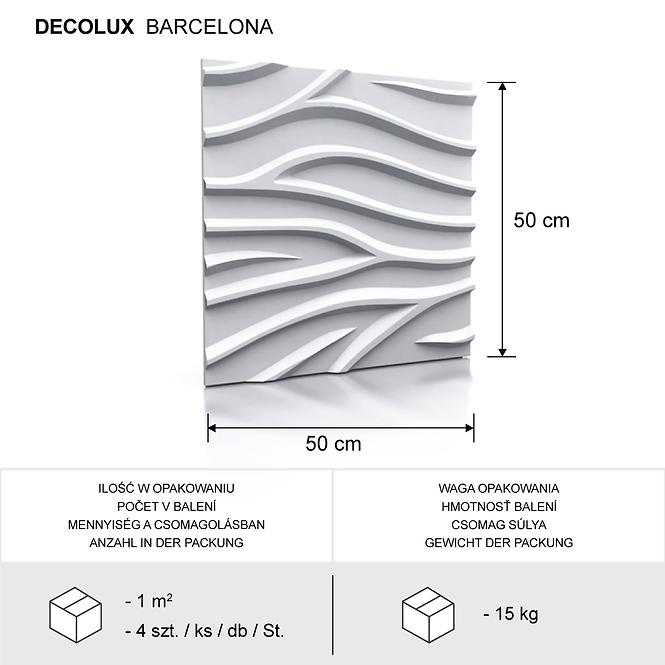 Sádrový Dekor Barcelona 3D