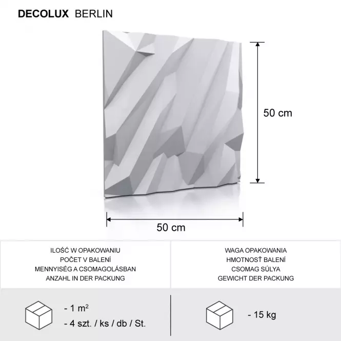 Sádrový Dekor Berlin 3D