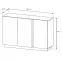 Komoda Arco biela+dub grandson,2