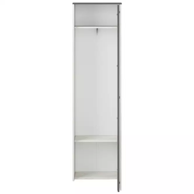 Vysoká skrinka 198X54 HYGA06 sneh borovica