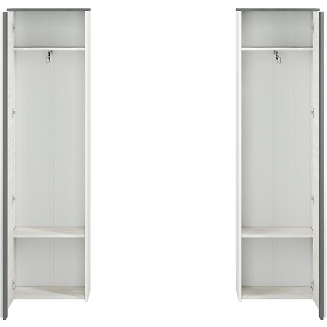 Vysoká skrinka 198x54 HYGA06 snežná borovica