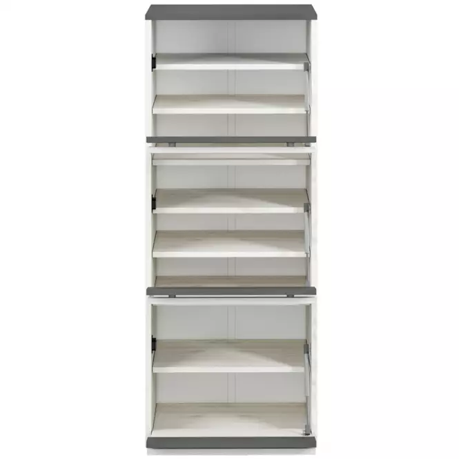 Skrinka na topánky 125X50 HYGA05 sneh borovica