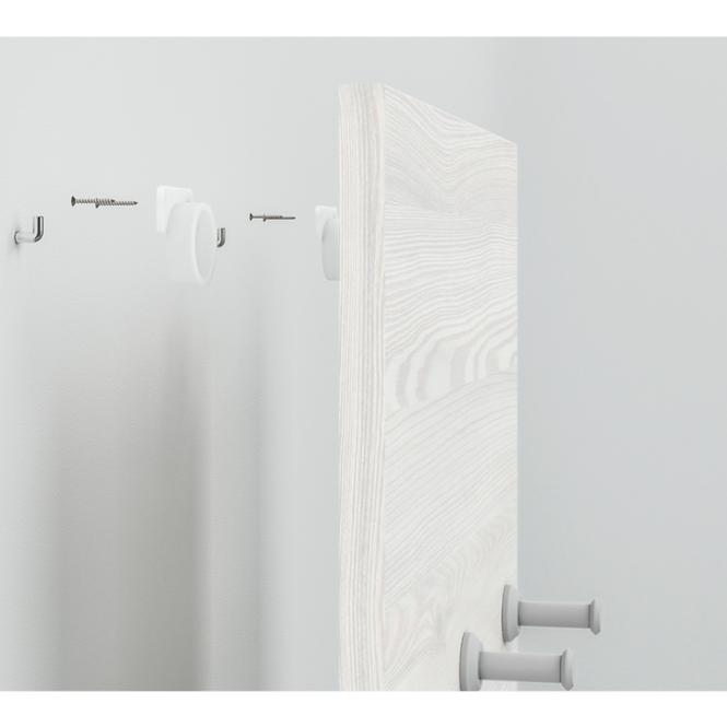 Vešiak 102X34 HYGA08 sneh borovica,3