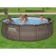 Bazén rámový s filtráciou 3,66x1m rattan 56709,3