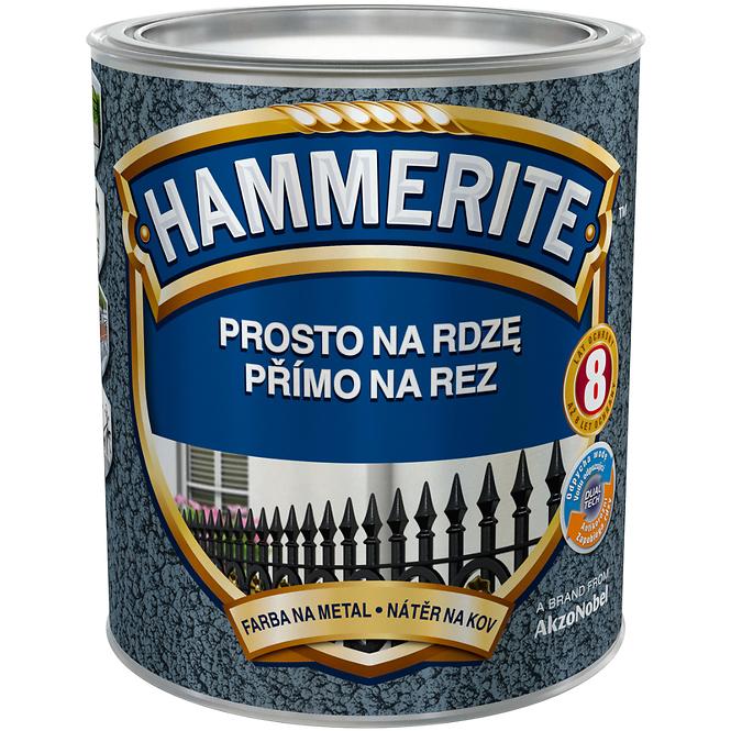 Hammerite Priamo na hrdzu kladivkový čierny 0,25 l