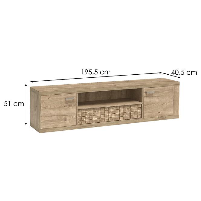 TV skrinka  Natural N-13 195 Ribbeck,2