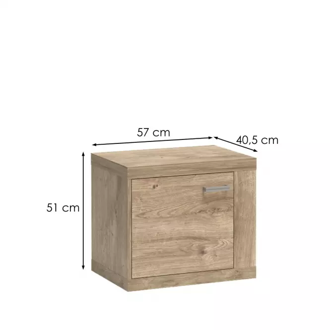 Nočný stolík Natural N-18 Ribbeck