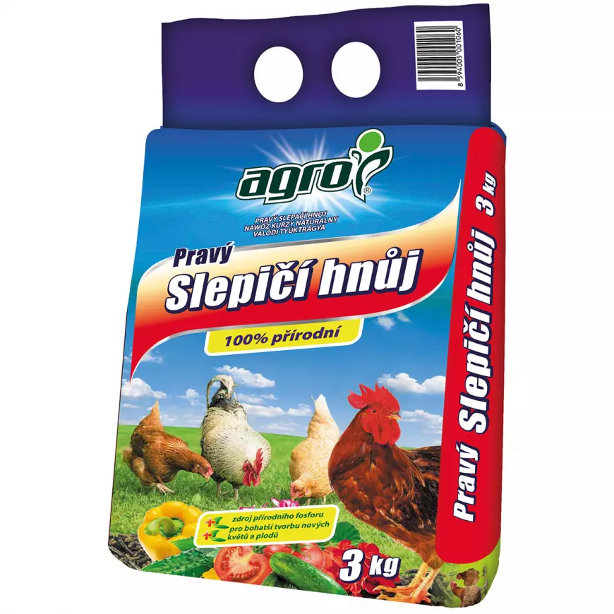 Hnojivo Slepačí hnoj 3 kg