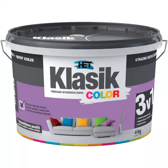 Het Klasik Color Fialový 4kg
