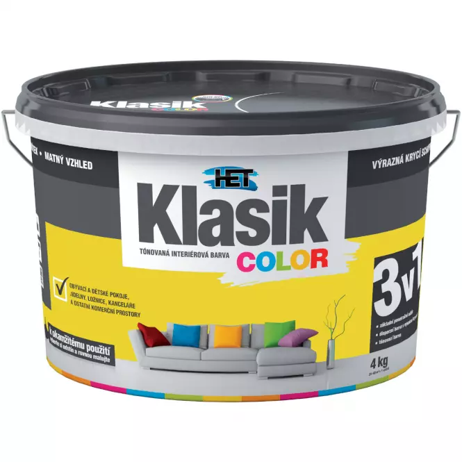Het Klasik Color sýtožltá 4kg