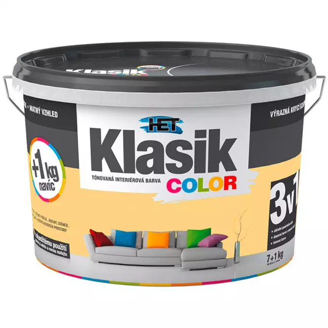 Het Klasik Color Žltá 7kg+1kg