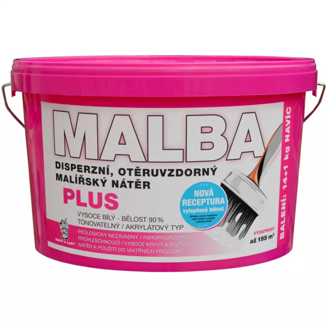Malba Plus Maliarsky náter 14 kg + 1 kg