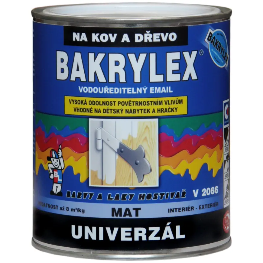 Bakrylex Email Univerzál Mat hnedá gaštanová 0,7kg
