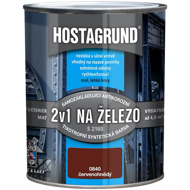 Hostagrund S2160 2v1 na Železo Červenohnedá 0,6l