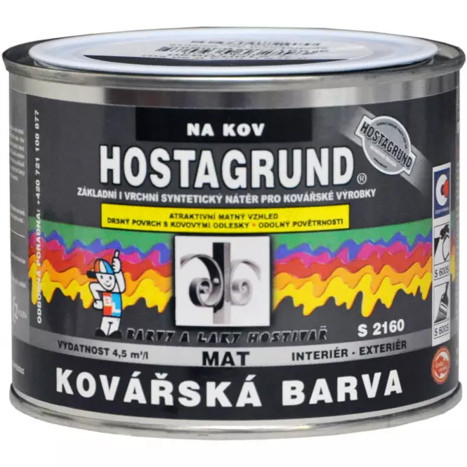Hostagrund S2160 Kováčska Farba Kováčska Čierna 0,6l