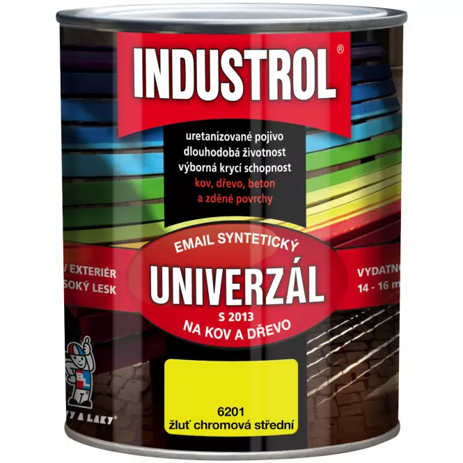 Industrol S2013 6201 žltý chrómový stredný