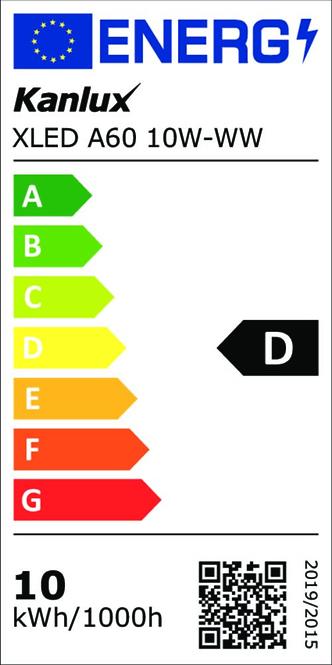 Žiarovka Filament XLED A60 10W-WW