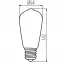 Žiarovka Filament XLED ST64 7W-WW,3