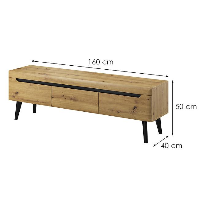 TV stolík Nordi NRTV160 dub artisan,2