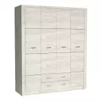 Skriňa Indianapolis I18 4D kraft biela