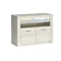 TV stolík Indianapolis I10 kraft biela