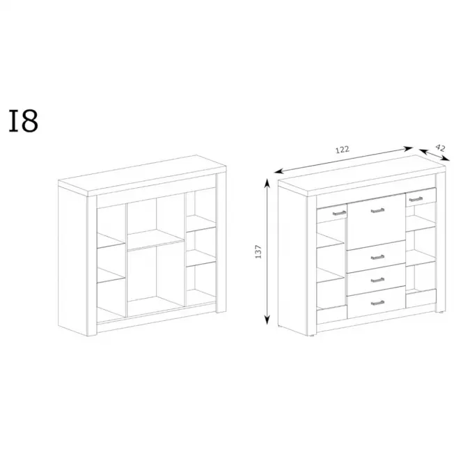 Komoda Indianapolis I8 kraft biela,3