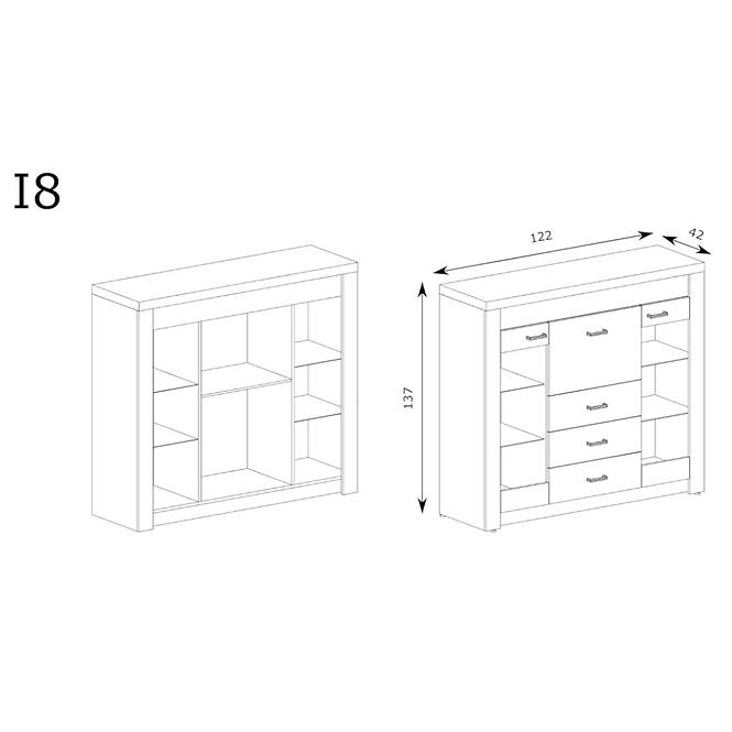 Komoda Indianapolis I8 kraft biela,3