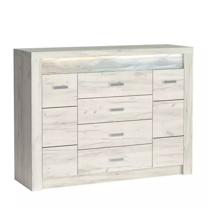 Komoda Indianapolis I7 2D4S kraft biela