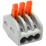 Bezskrutková svorka s páčkami 3 x 4,0 mm (222-413)