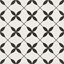 Gresová dlažba Patchwork Clover Black Pattern 29,8/29,8