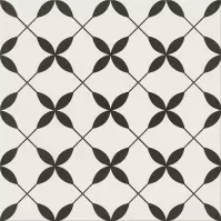 Gresová dlažba Patchwork Clover Black Pattern 29,8/29,8