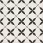 Gresová dlažba Patchwork Clover Black Pattern 29,8/29,8