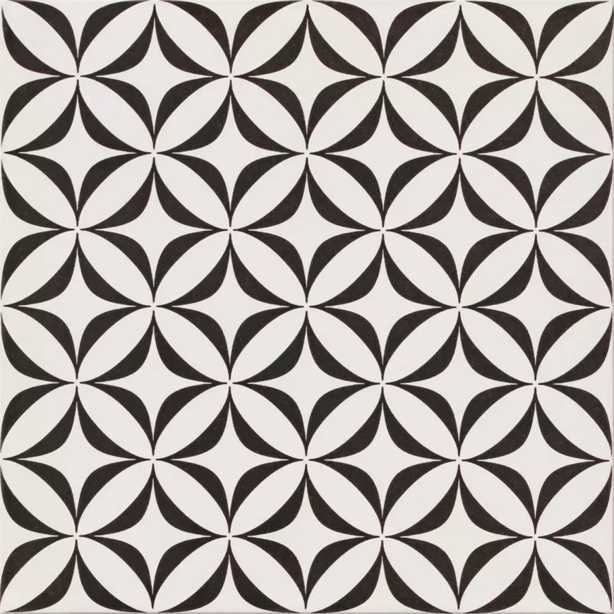 Gresová dlažba Patchwork Vertigo Black 29,8/29,8 Pei Iv