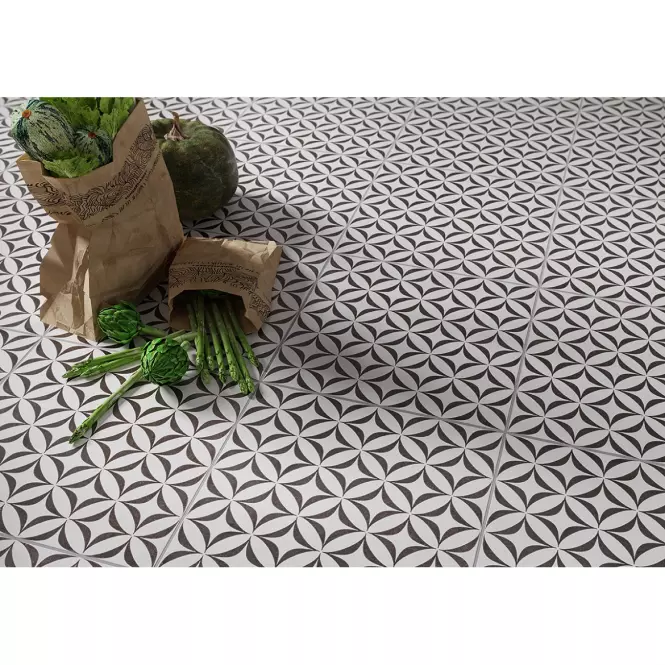 Gresová dlažba Patchwork Vertigo Black 29,8/29,8 Pei Iv,4