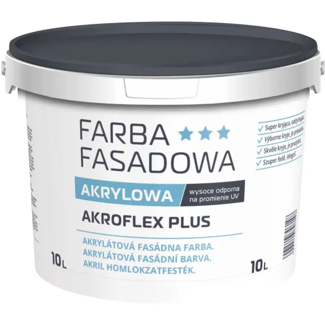 Termo Bravo Fasádna farba Fasad biela 10 l