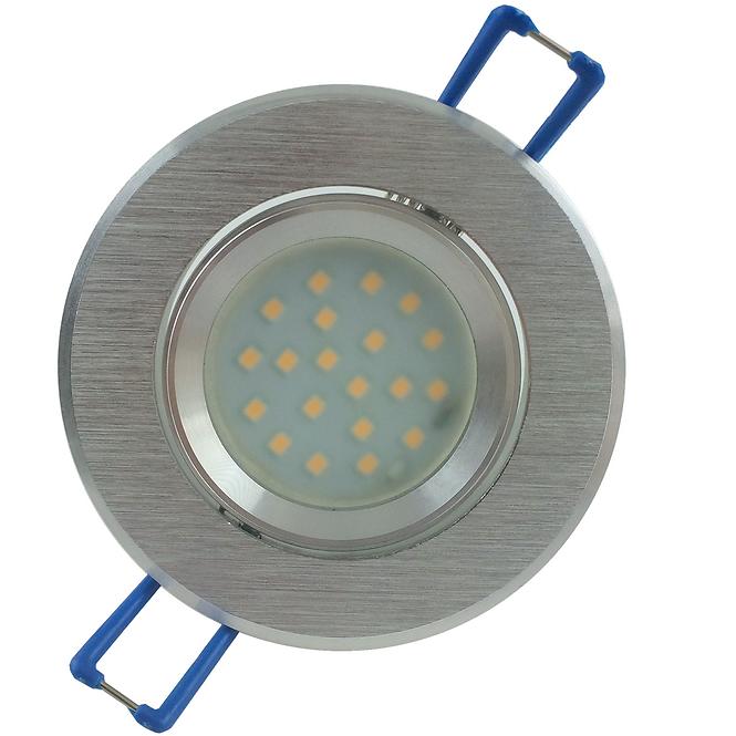 Stropné svietidló LED strieborný okrúhly