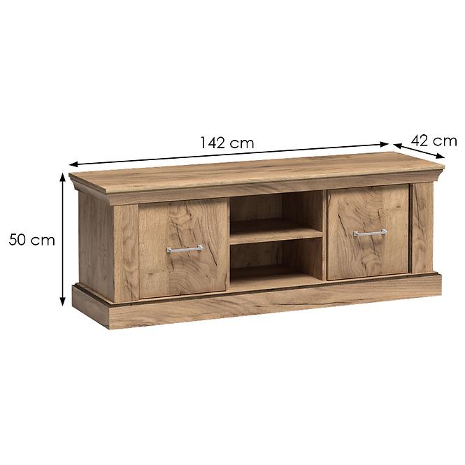 TV stolík Antica A-4 142 kraft zlatá,2