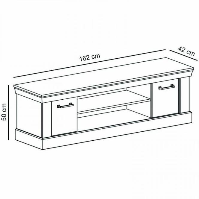 TV stolík Antica A-15 162 kraft zlatá,2