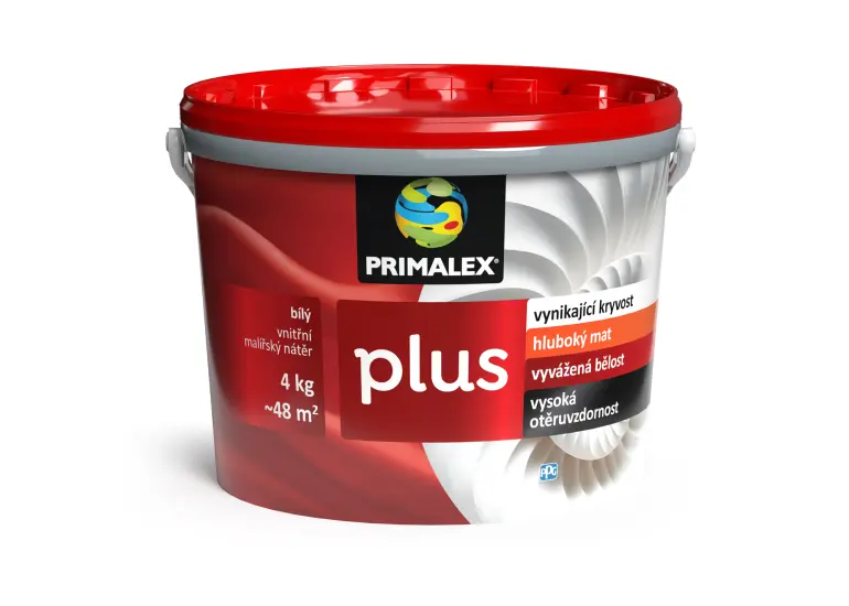 Primalex Vnútorný Maliarsky Náter Plus 4 kg