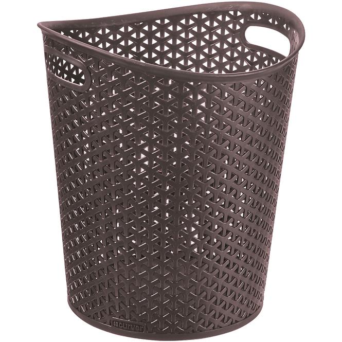 Kôš na papier My Style 13L 218666 tmavohnedý