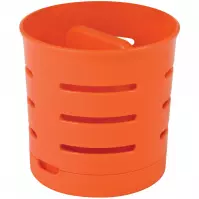 2 komorový odkvapkávač na príbor chef@home - 204385 oranžový