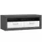 TV stolík Lenox MRYT121 biely lesk/beton