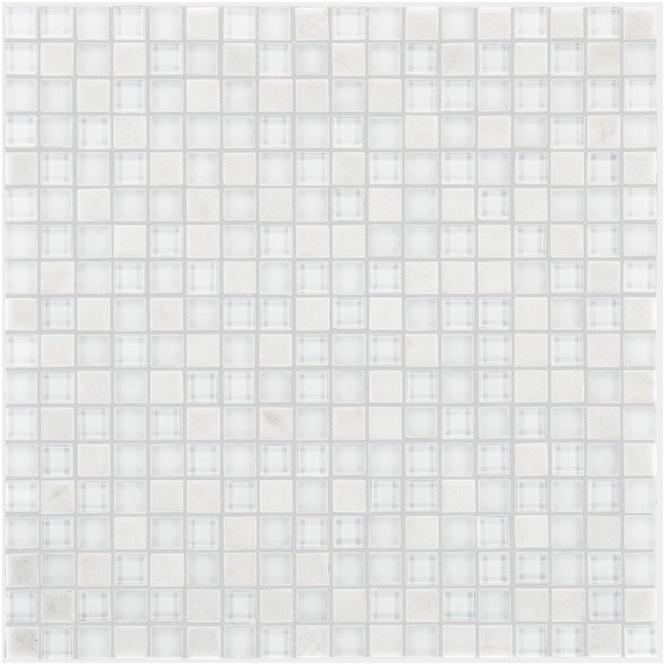 Samolepiaca mozaika SM biela 30/30 78196-2