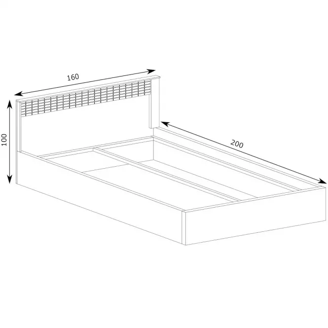 Posteľ Natural N-17 160,3